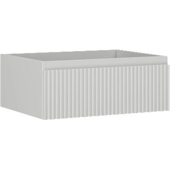 Mexen Rivel шкаф за баня под мивка 60 см, 1 чекмедже, рифелован, сив мат - 91A20-06023-1-BF62 (91A20-06023-1-BF62)