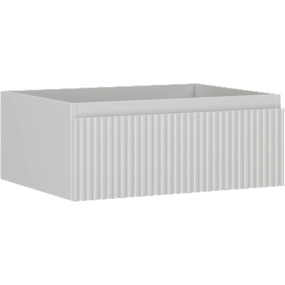 Mexen Rivel шкаф за баня под мивка 60 см, 1 чекмедже, рифелован, сив мат - 91A20-06023-1-BF62 (91A20-06023-1-BF62)