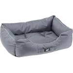 Ferplast Jazzy - Меко водоотблъсквщо легло с възглавница за кучета , 78 x 56 x h 22 см. - сиво
