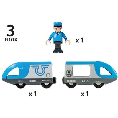 BRIO Пътническо метро влакче (33506)