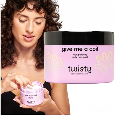 Twisty Give Me A Coil maska na kučeravé vlasy s vysokou pórovitosťou 250 ml