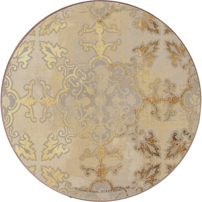 Creative Tops Korkové podložky Gold Impressions kulaté 4 ks 10,5x10,5cm