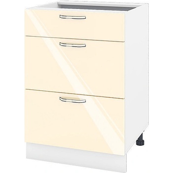 ИРИМ Долен кухненски шкаф Сити БФ-Бежово гланц-05-57 60 см