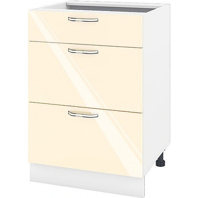 ИРИМ Долен кухненски шкаф Сити БФ-Бежово гланц-05-57 60 см