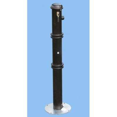 Ozdobný sloupek ANTIK – kov, černo-měděná, 900 mm, sklopný