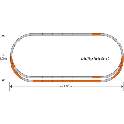 Roco Комплект релси C1 - Roco (61152)
