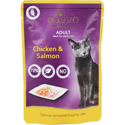 Nuevo Cat Adult Chicken & Salmon 85 g