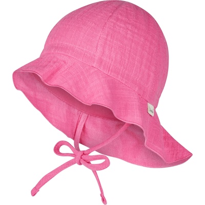 Detský klobúk z jemného bavlneného mušelínu STERNTALER ružová magenta