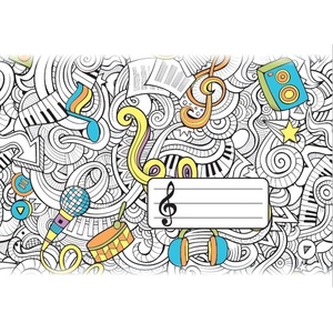 Daffer A5 Music Notebook Нотна тетрадка (<![CDATA[S90022-77464730]]>)