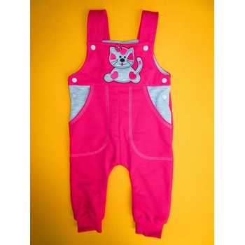 Arex ČR Tepláky s laclem a aplikací růžová