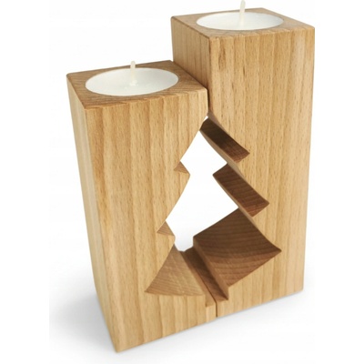 Sviečka drevená GoodFreshDecor 14 cm