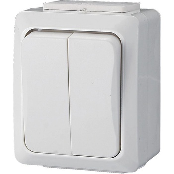 GAO Сериен ключ открит монтаж ip54 бял - 9850h (9850h)