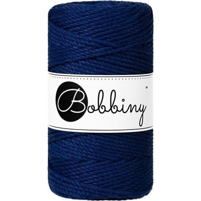 Bobbiny 3PLY Macramé Rope 3 mm 100 m Ink Blue юта (TS-E104)