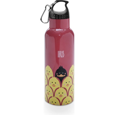 Friends Dětská nerezová termolahev Iris červená 500 ml