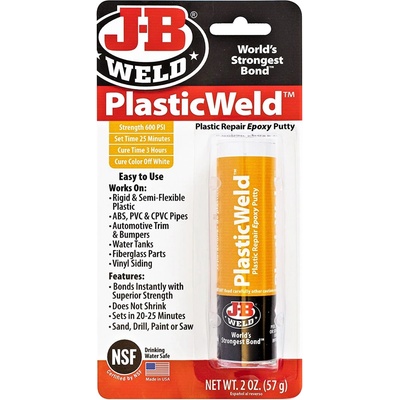 JB WELD PlasticWeld Epoxidové lepidlo na opravu plastů 57g