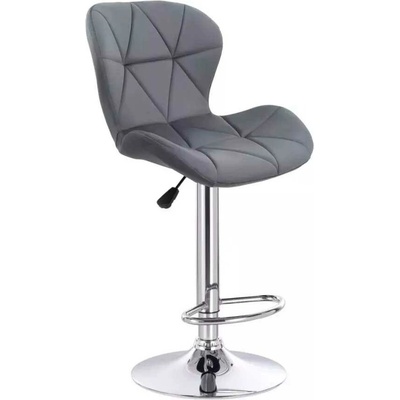LuxuryForm Design Livio Velur na striebornom tanieri tmavo šedá