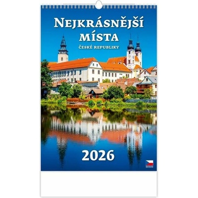 Nejkrásnější místa České republiky nástěnný 2026