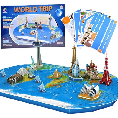 Magic Puzzle 3D puzzle Světové památky 136 ks