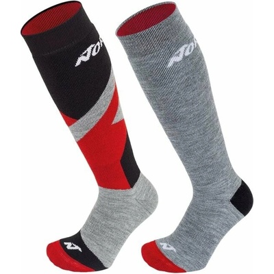 Nordica MULTISPORT WINTER JR Ponožky grey red black