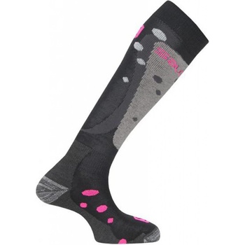 Salomon ponožky Divine black/light onix/neon pink