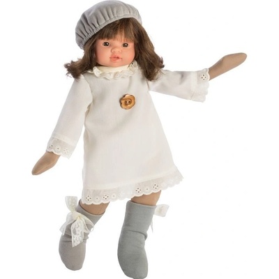 Asi Berta 43cm v krémových šatách