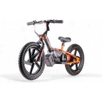 ROLLZONE Детски акумулаторен велосипед 24v, 16 цола, оранжев (ebb16-червено1)