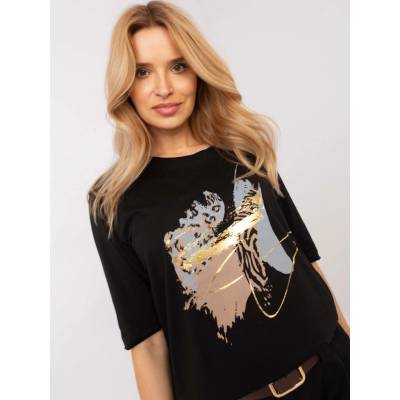 Blouse CLM-BZ-0119.36-black čierna Calimera