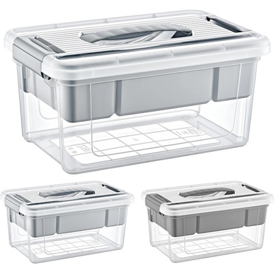 Home Plastová dóza organizér 12 l 29,5 x 41 x 15,2 cm