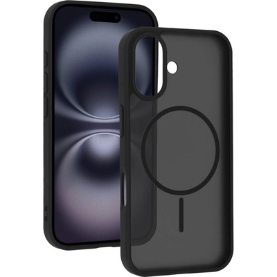 IPhone Кейс Magmat Slim, за IPhone 16, Magsafe, Черен (4353)