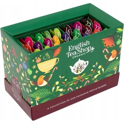 ADVENTNÍ KALENDÁŘ s čajem - sada čajů English Tea Shop - 25 ks