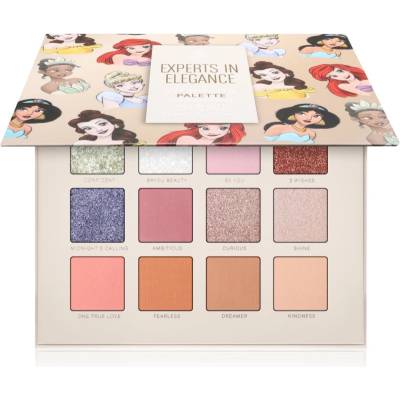 Mad Beauty Disney Princess Experts In Elegance палитра сенки за очи 12x2.5 гр
