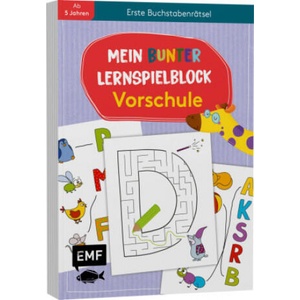 Mein bunter Lernspielblock - Vorschule: Erste Buchstabenrätsel | Sandy Thißen (ISBN: 9783745910681)