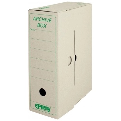 Emba I/110 archivačný box A4 hnedý 33 x 26 x 11 cm