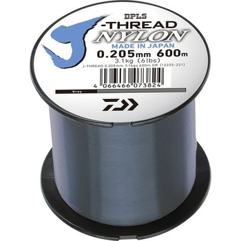 Daiwa J Threads grey 600 m 0,405 mm 12,50 kg