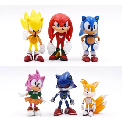 Sonic Ježko 6 ks