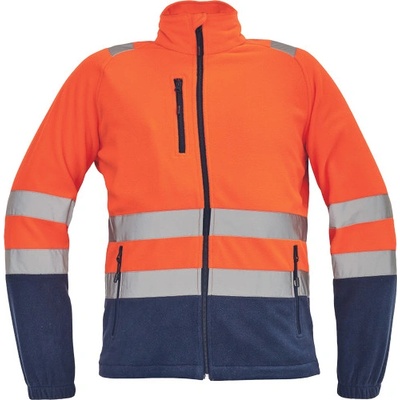 Cerva SEVILLA HV FLEECE mikina žltá/navy