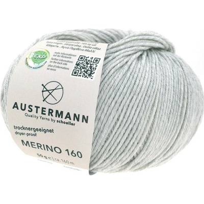 Pletací příze Austermann Merino 160 EXP Barva: 228 HELLGRAU MELIERT