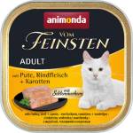 Animonda Vom Feinsten Adult Cat пуешко, говеждо + морков 100 г