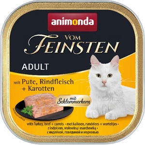 Animonda Vom Feinsten Adult Cat пуешко, говеждо + морков 100 г