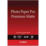 Canon Photo paper premium matte 8657B007, 210 g/m2, 13x19", A3+, 20 бр. , матова, мастиленоструйна, бяла, фотохартия (8657B007)