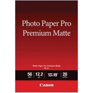 Canon Photo paper premium matte 8657B007, 210 g/m2, 13x19", A3+, 20 бр. , матова, мастиленоструйна, бяла, фотохартия (8657B007)