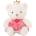 Амек Тойс Плюшена играчка Амек Тойс - Мече с рокля и корона, 21 cm (60116)