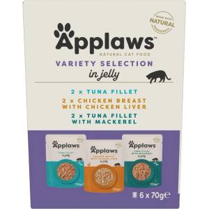 Applaws Variety Selection Пакетче за котки, избор в желе 6 x 70 г