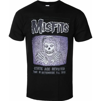 Image 1 of ROCK OFF мъжка тениска Misfits - Static - ЧЕРЕН - ROCK OFF - MISTS17MB