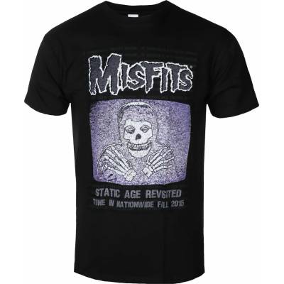 ROCK OFF мъжка тениска Misfits - Static - ЧЕРЕН - ROCK OFF - MISTS17MB