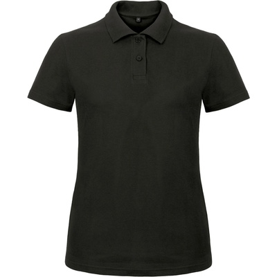 Dámska polokošela B&amp;C Basic čierna
