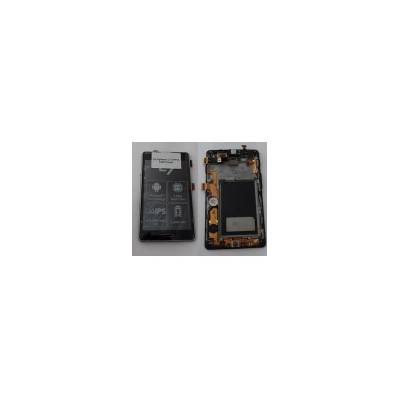 LG Optimus L7 II P710 LCD displej + dotyková plocha + kryt (Čierny) 3v1 original