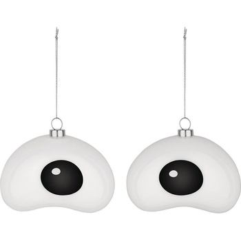 Alessi Nick, коледни топки очи, 2 бр (PLA01SET2)