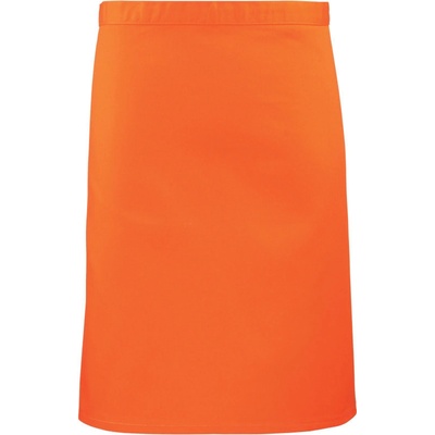 Premier Zástěra Colours PR 151 do pasu krátká COT39015123599-orange