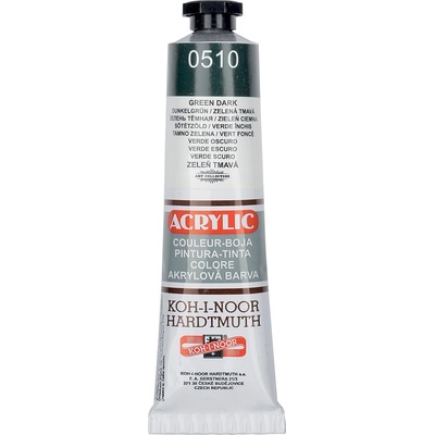 Koh-i-noor Akrylová barva 40ml zeleň tmavá